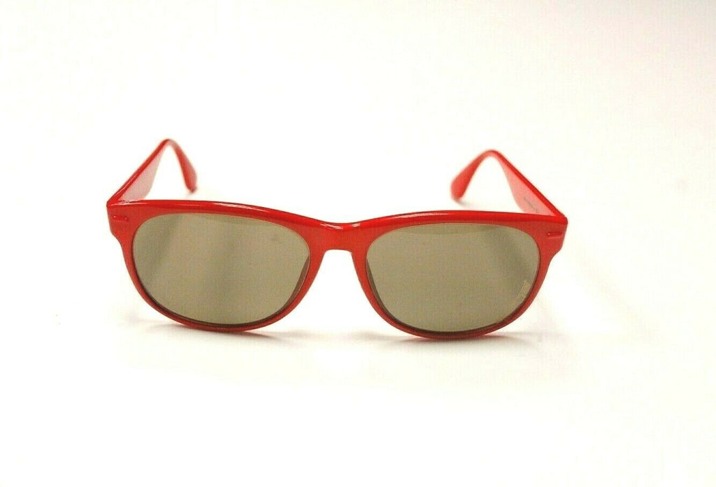 White Oversized Lightweight Square Tinted Sunglasses with Red Sunwear  Lenses - Darlene