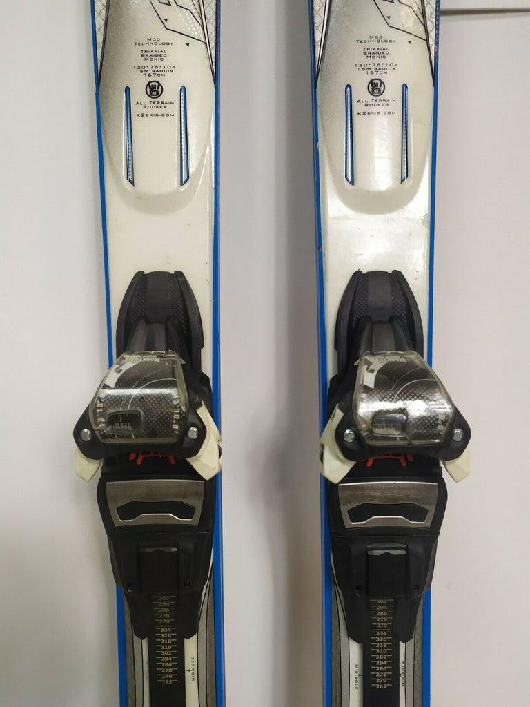 K2 RX AMP 167 cm Ski + Marker 10 Bindings Winter Sport Snow