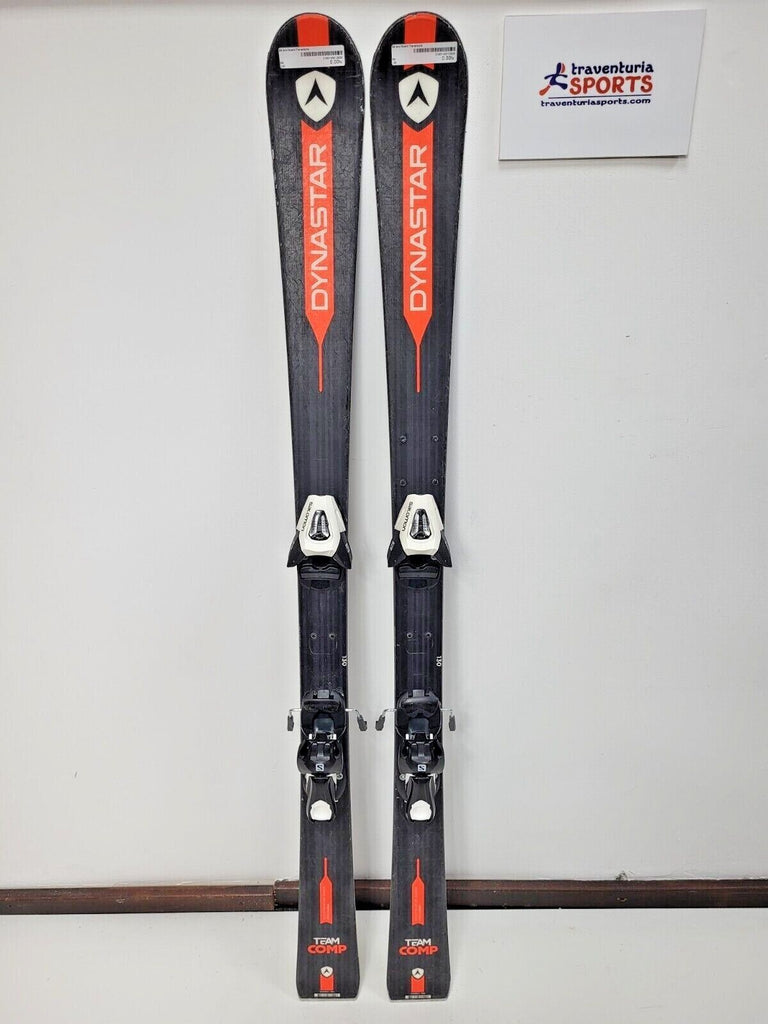 Dynastar Team Comp  130 cm Ski + Brand New Salomon 4.5 Bindings Snow Fun Sport