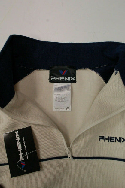 Vphenix 1/2 Zip Caldo Inverno Sci Pratico Comodo Casual Sport Taglia L NUOVO DI ZECCA