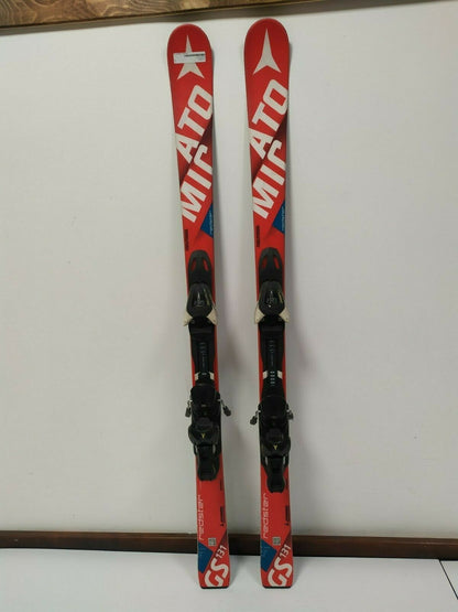 Ski Atomic Redster GS 131 cm + fixations XTL 7.5, neige en plein air