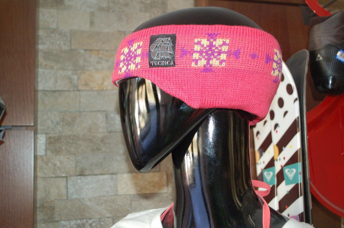Tecnica Schönes, gestricktes, seltenes Winter-Outdoor-Ski-Sport-Stirnband, NEU
