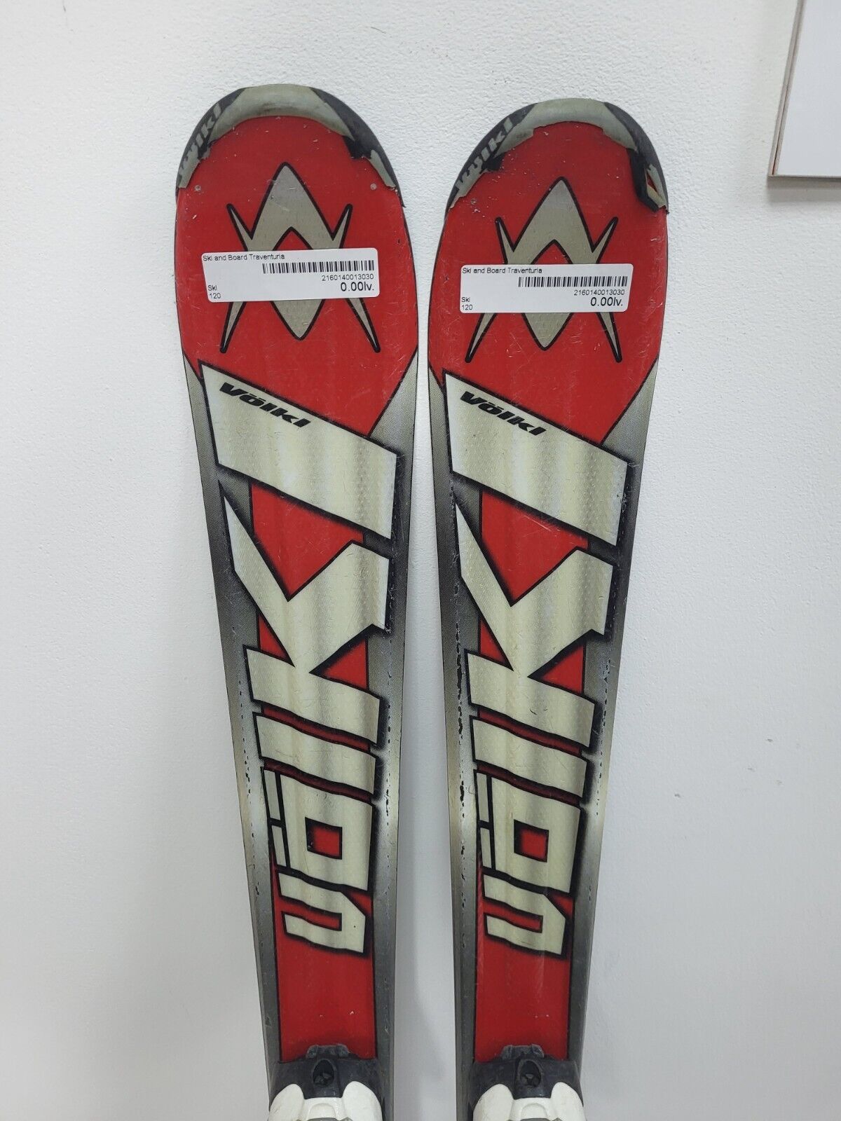 Völkl Racetiger GS JR 120 cm Ski + Marker 4.5 Bindings Winter Sport Snow Fun