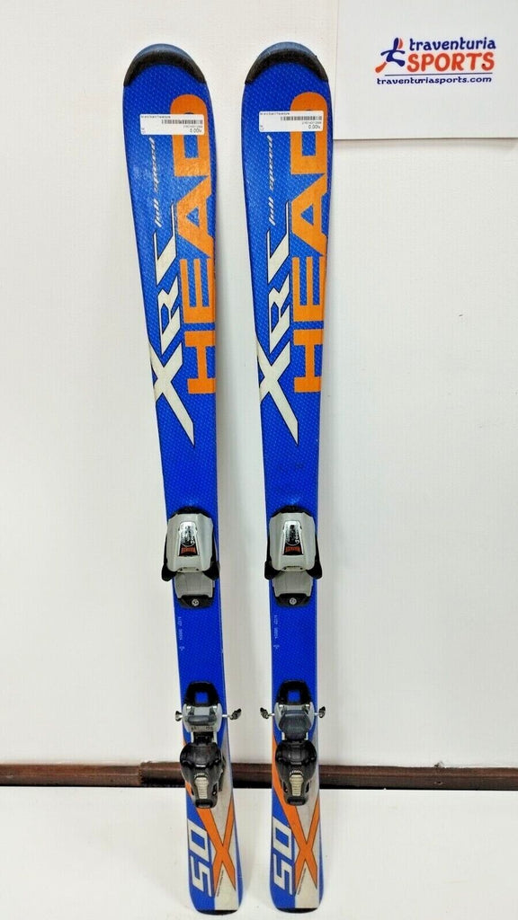 HEAD XRC 127 cm Ski + Marker 4.5 Bindings Winter Sport Snow Outdoor Adventure