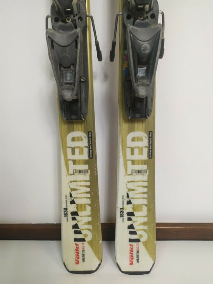 Ski Völkl Unlimited AC 7.4 163 cm + fixations Rossignol 9.5 Hiver Plaisir Extérieur