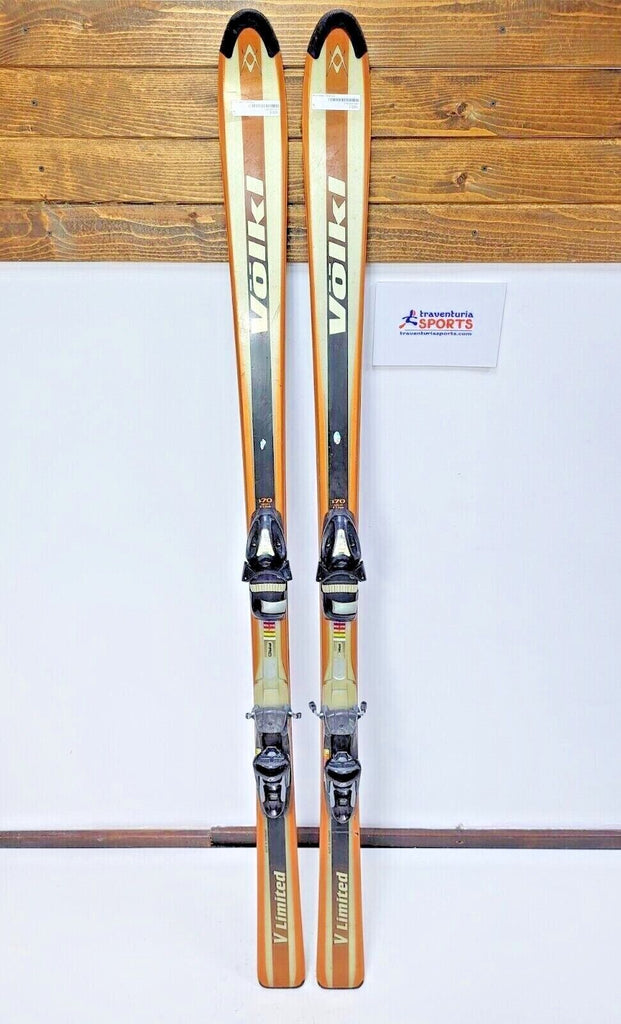 Völkl V Limited 170 cm Ski + Tyrolia SP 100 Bindings Winter Sport Fun Snow