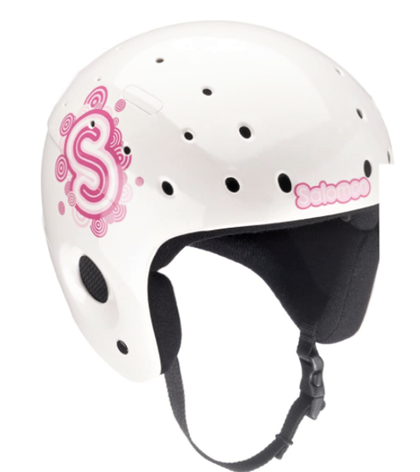 Salomon JR White Pearl Ski Snowboard Winter Sports Helmet