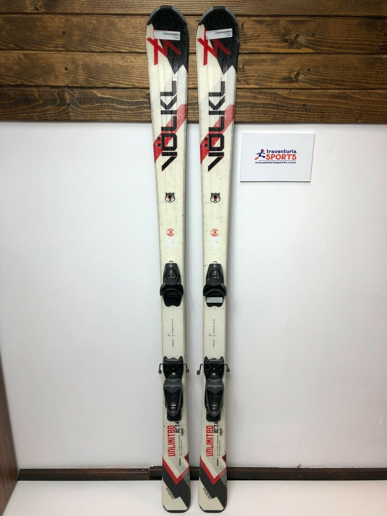 Volkl Unlimited AC 7.4 163 cm Ski + Look 7 Bindings Fun Snow Winter Sport Piste