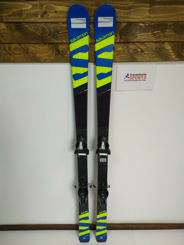 Salomon Xrace JR GS 159 cm Ski + BRAND NEW Tyrolia SX10 Bindings Winter Fun BSL