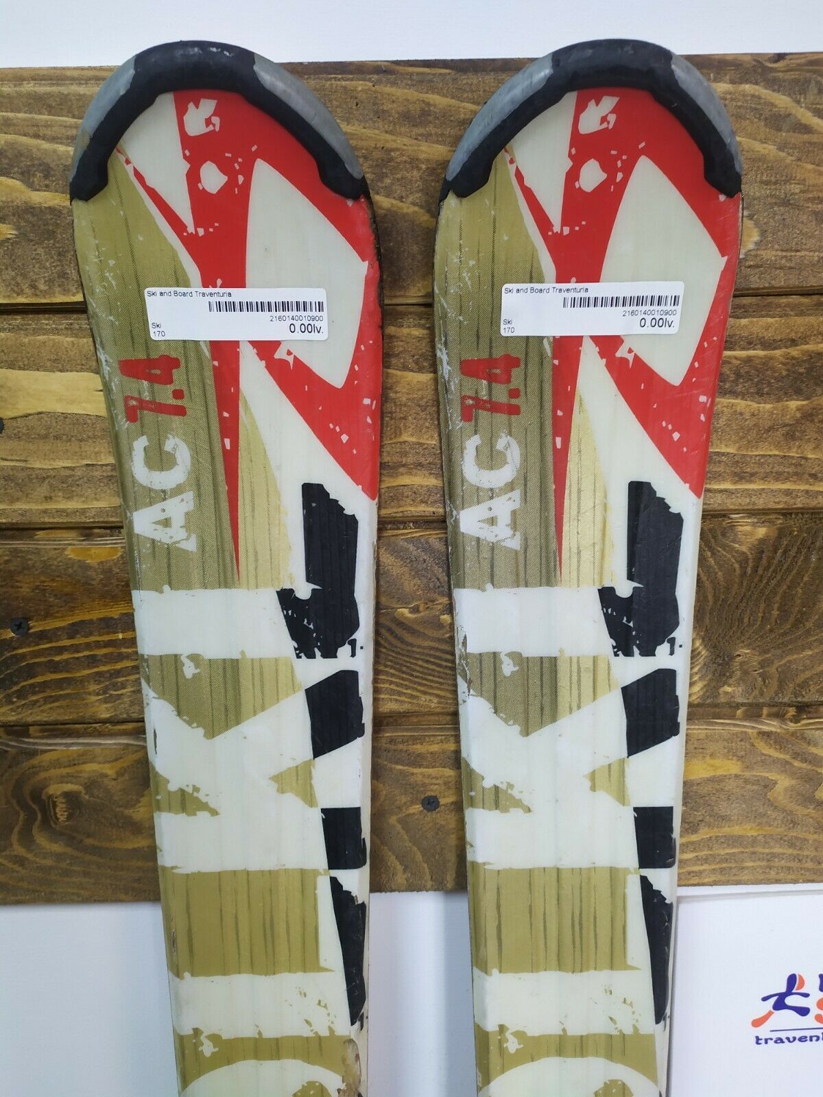 Ski Völkl Unlimited AC 7.4 170 cm + fixations Rossignol 9.5 Hiver Extérieur CBS