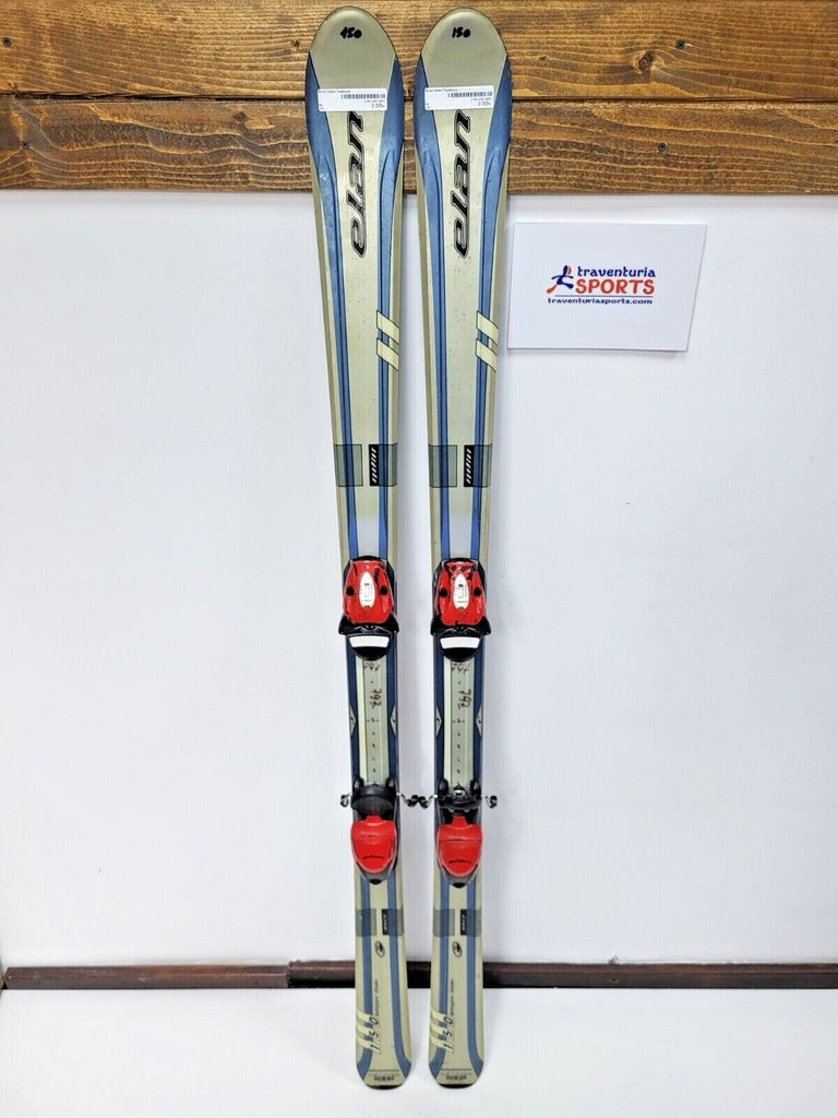 Elan Race Integra 150 cm Ski + Elan 7 Bindings Winter Snow Adventure Fun Outdoor
