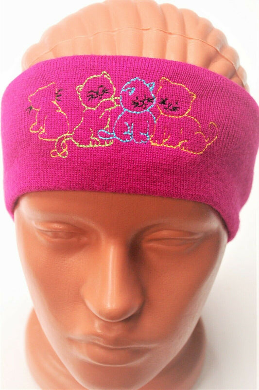 SPLUGA TRICOT Kinder-Stirnband, einzigartig, warm, Winter, Skisport, Vintage, HERGESTELLT IN ITALIEN