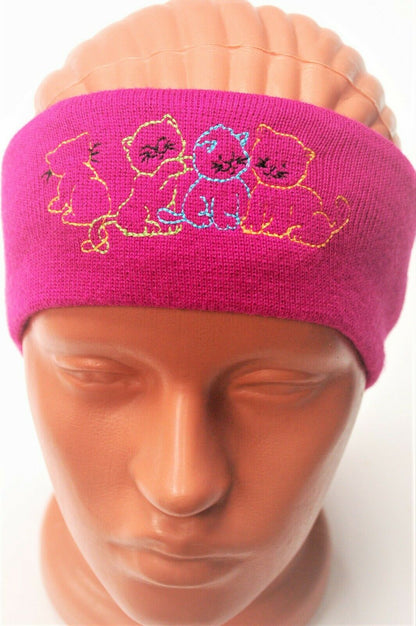 SPLUGA TRICOT Kinder-Stirnband, einzigartig, warm, Winter, Skisport, Vintage, HERGESTELLT IN ITALIEN