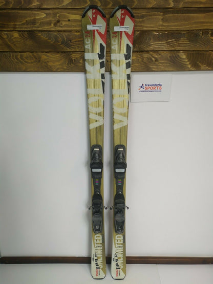 Ski Völkl Unlimited AC 7.4 163 cm + fixations Rossignol 9.5 Hiver Plaisir Extérieur