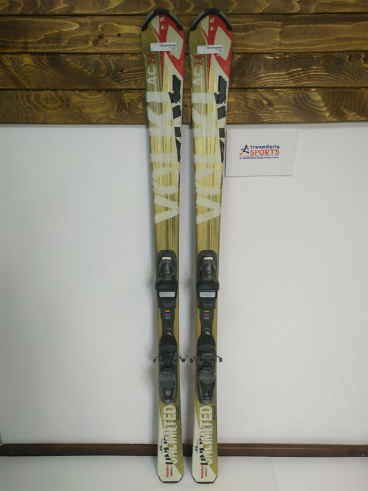 Völkl Unlimited AC 7.4 163 cm Ski + Rossignol 9.5 Bindungen Winterspaß im Freien