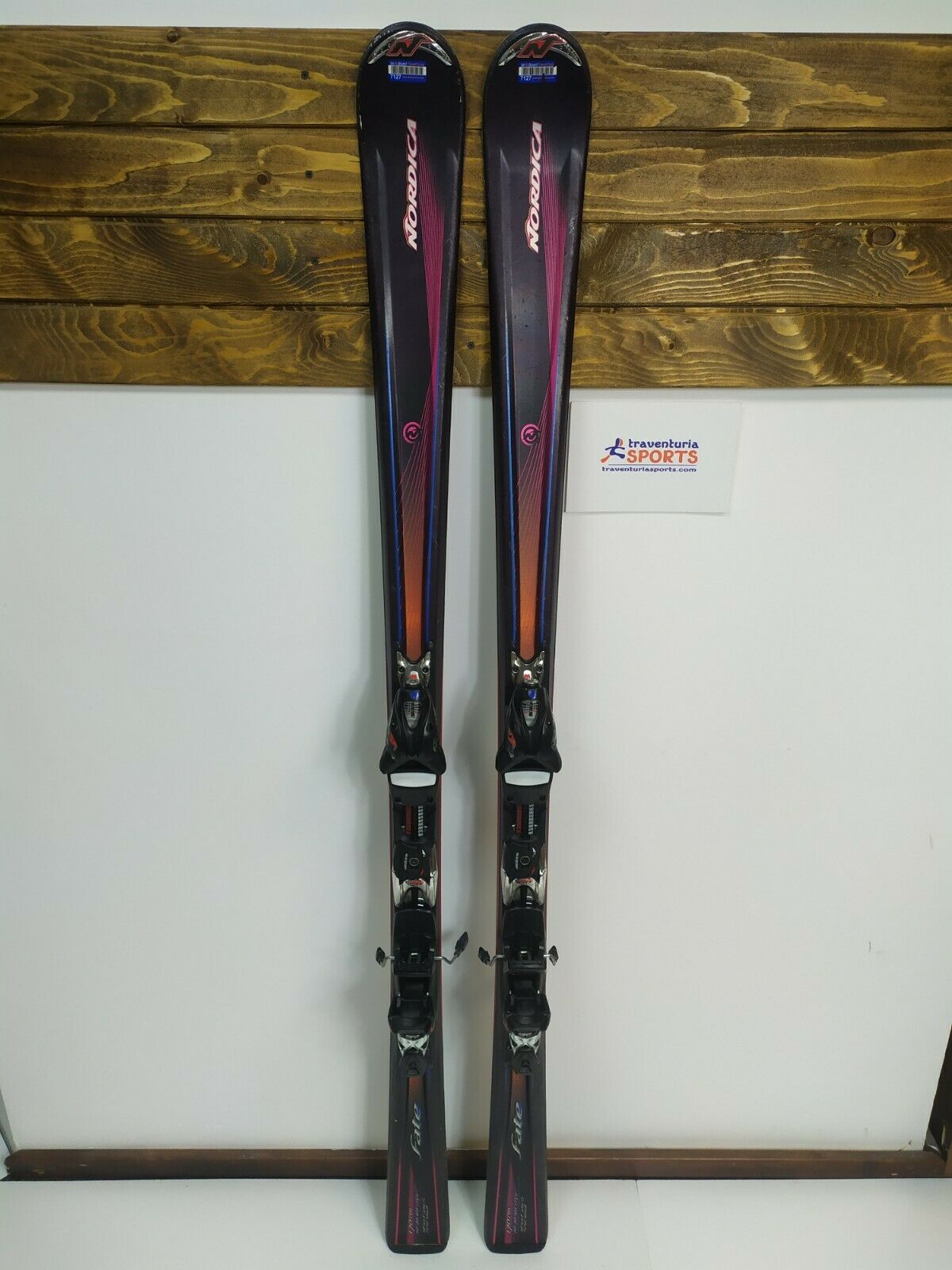 Nordica Fate 170 cm Ski + Nordica  Bindings Winter Snow Sport Outdoor