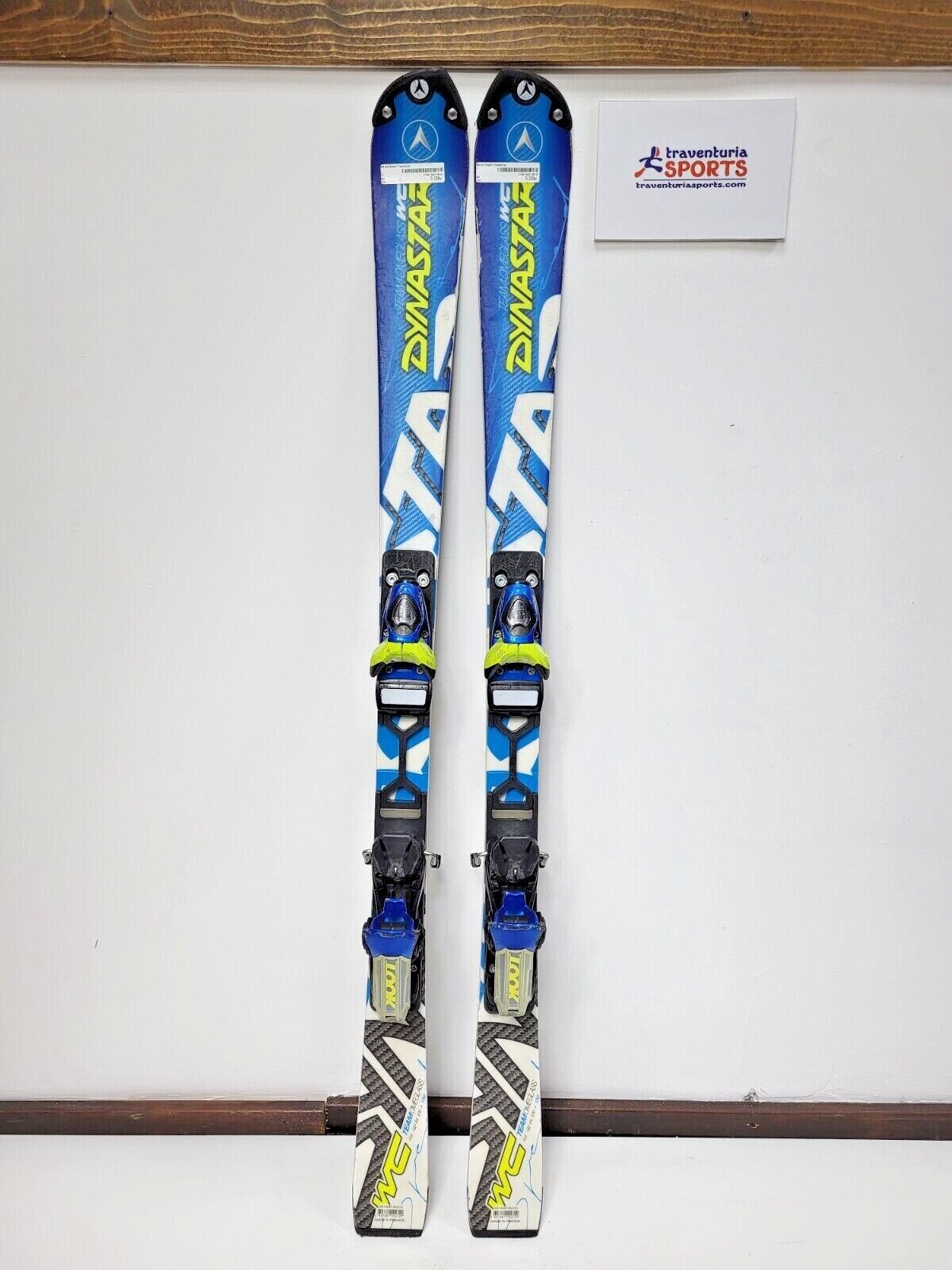 Dynastar Omeglass World Cup 132 cm Ski + Look 12 Bindings Winter Sport  Outdoor