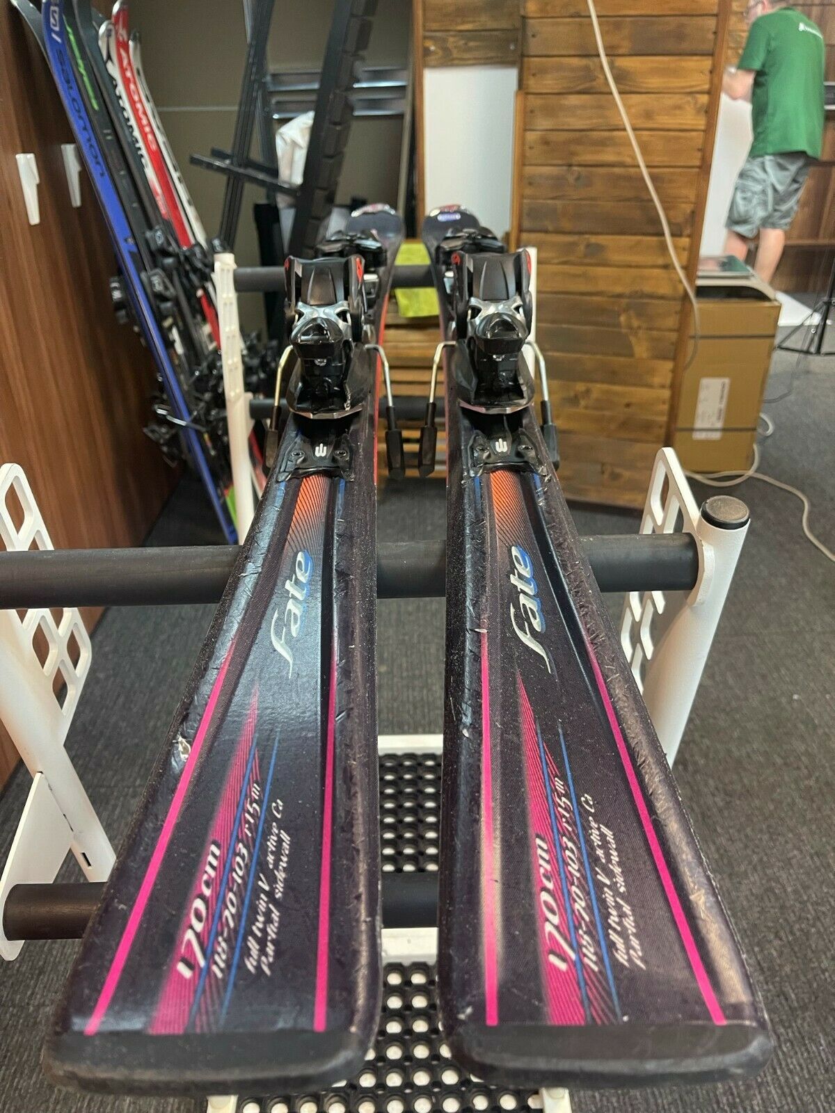 Nordica Fate 170 cm Ski + Nordica 12 Bindings Winter Snow Sport Outdoor Fun