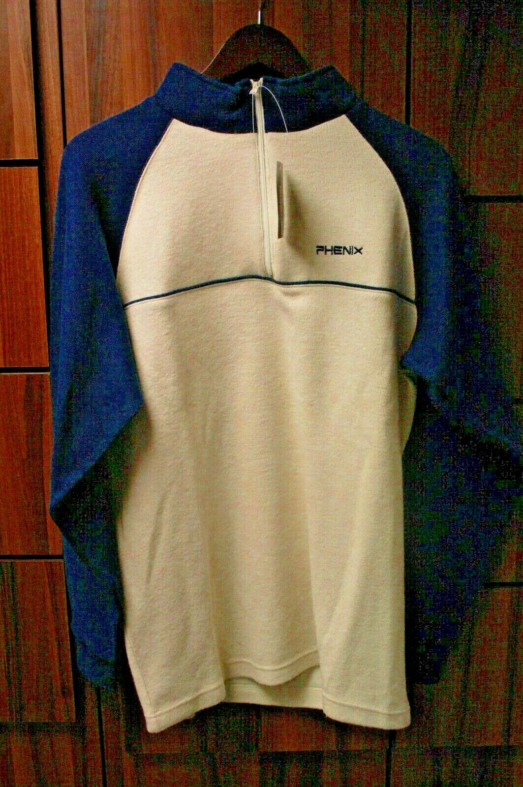 Vphenix 1/2 Zip Caldo Inverno Sci Pratico Comodo Casual Sport Taglia L NUOVO DI ZECCA