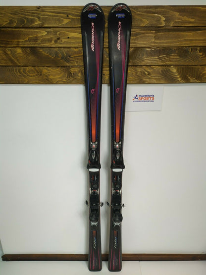 Ski Nordica Fate 170 cm + fixations Nordica PRO 2S Sport d’hiver et aventure en plein air