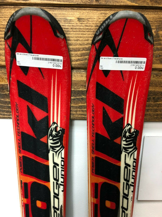 Völkl Racetiger GS R JR 150 cm Ski + Marker 7 Bindungen Wintersport Schneespaß