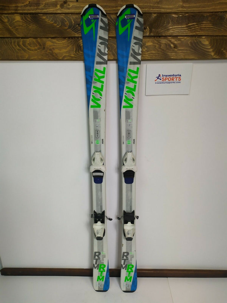 Volkl RTM 156 cm Ski + Elan EL 7.5 Bindings Fun Snow Outdoor Winter Sport Fun