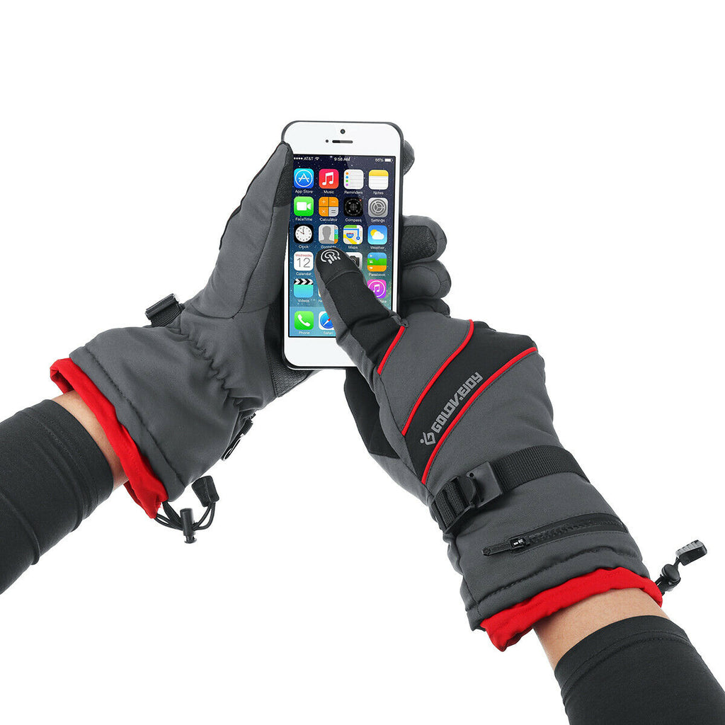 golovejoy handschuhe GOLOV.EJOY Ski Snowboard Winter Sports Outdoor Comfortable Waterproof Gloves XL / Black
