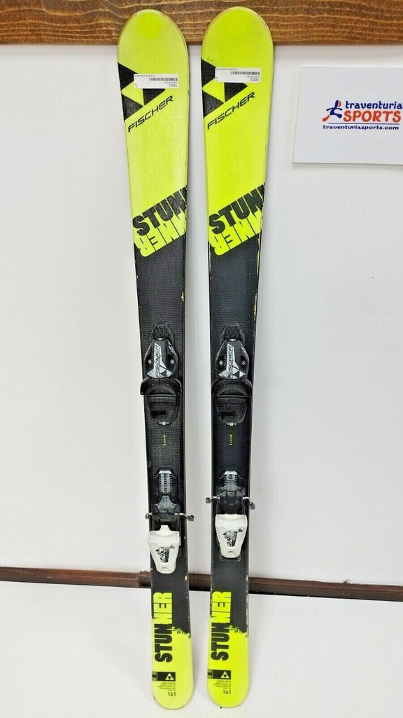 Fischer Stunner 141 cm Ski + Fisher 4.5 Bindings Winter Sports Fun Adventure