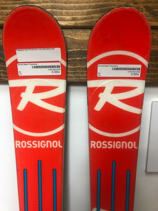 Rossignol Hero FIS GS Pro 144 cm Ski + BRAND NEW Look Xpress 7 Bindings Winter