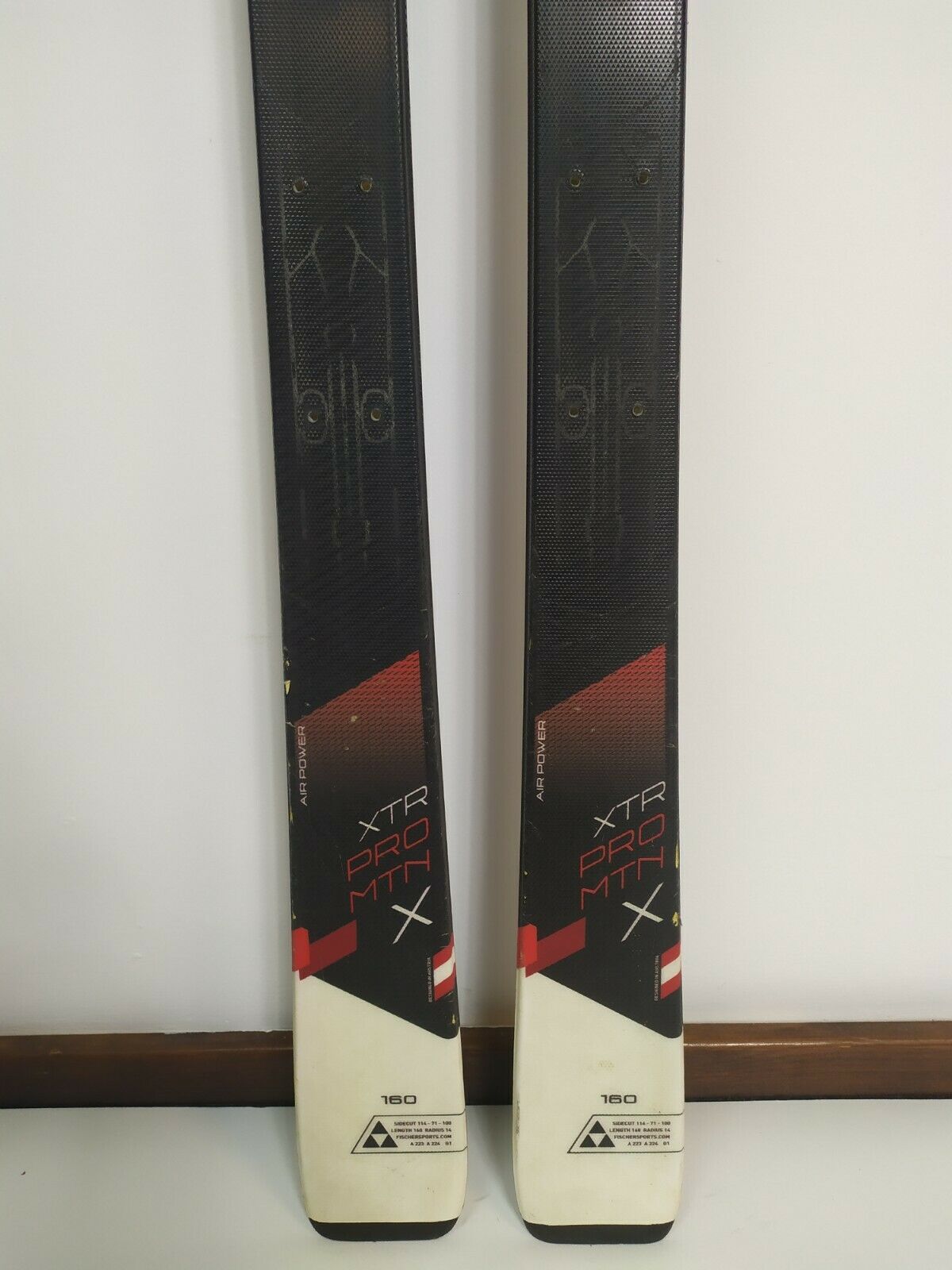 Ski Fischer XTR Pro MTN X 160 cm Plaisirs d’hiver Neige Extérieur Sport Aventure CBS