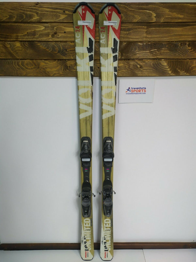 Völkl Unlimited AC 7.4 170 cm Ski + Rossignol 9.5 Bindings Winter Outdoors CBS