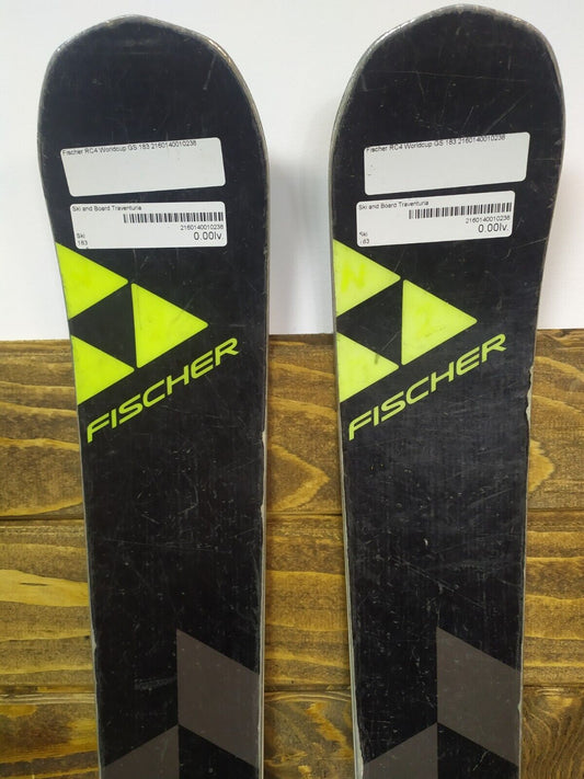 Fischer RC4 GS 183 cm Ski + Brand New Tyrolia 10 Bindings BSL Winter Sports Fun
