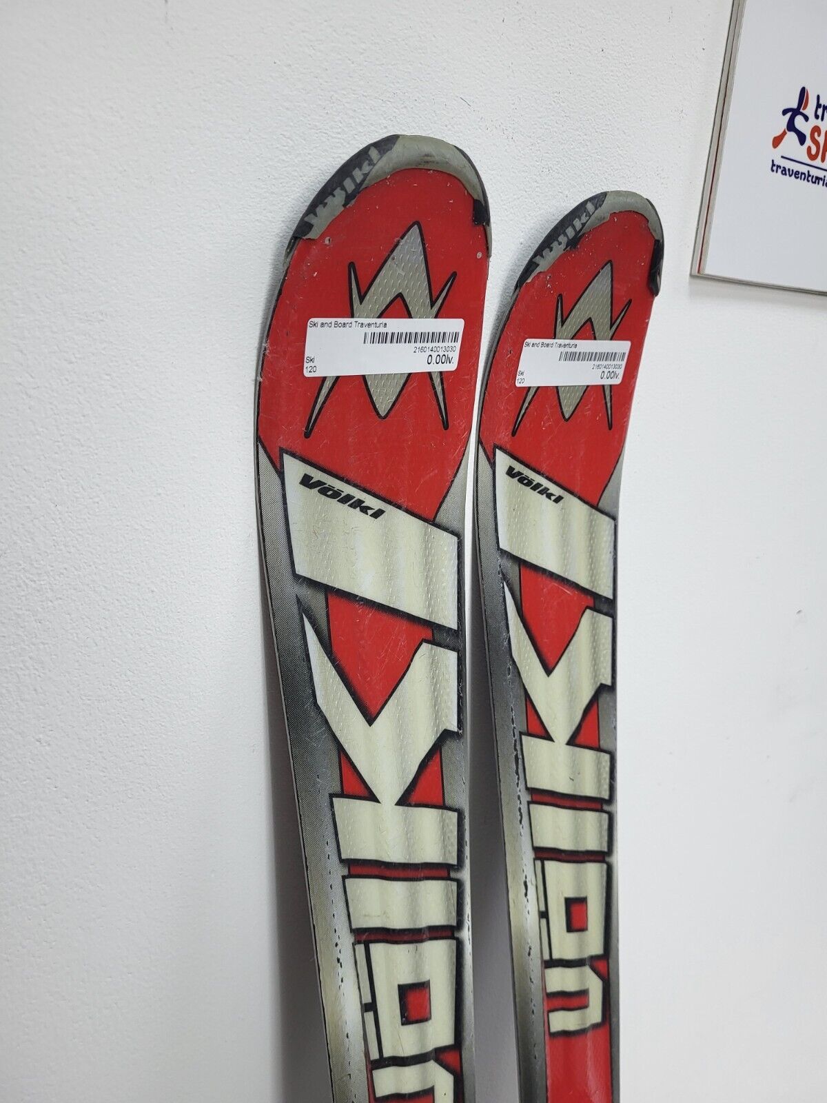 Völkl Racetiger GS JR 120 cm Ski + Marker 4.5 Bindings Winter Sport Snow Fun