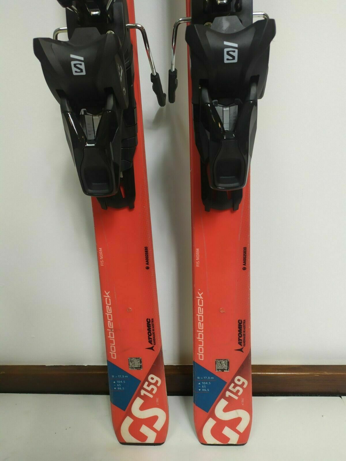 Atomic Redster GS 159 Ski + NEUE Salomon 10 Bindungen Snow FIS