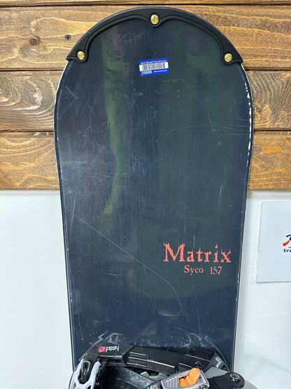 Matrix Syco 157 cm Snowboard + HEAD Leihbindungen L Winterabenteuer-Spaß