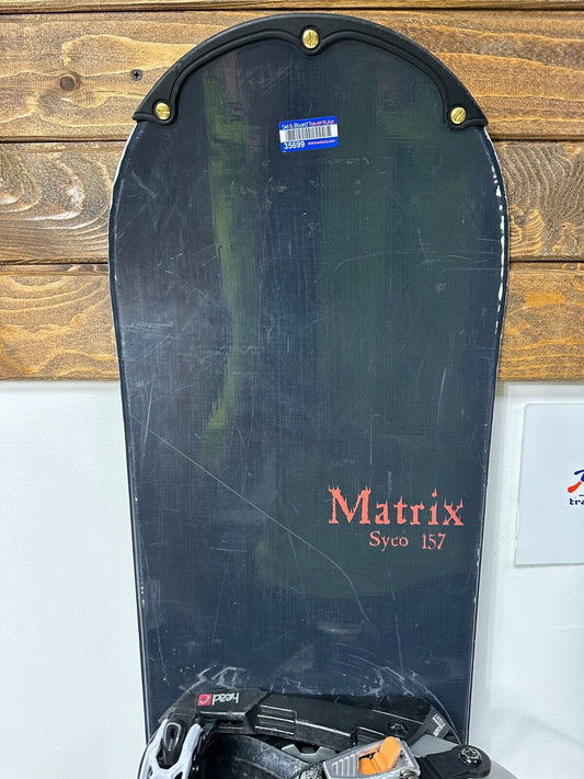 Matrix Syco 157 cm Snowboard + HEAD Rental L  Bindings Winter Snow Adventure Fun