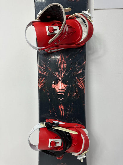 Matrix Syco 154 cm Snowboard + Rossignol M  Bindings Winter Snow Adventure Fun