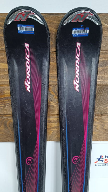 Nordica Fate 170 cm Ski + Nordica N Pro 12 Bindungen Winter Schneesport Outdoor