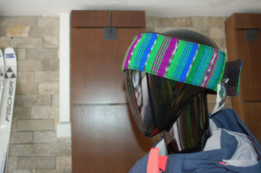 Mountain Shades Polartec HEADband Unique Vintage Handmade Winter Ski MADE IN USA