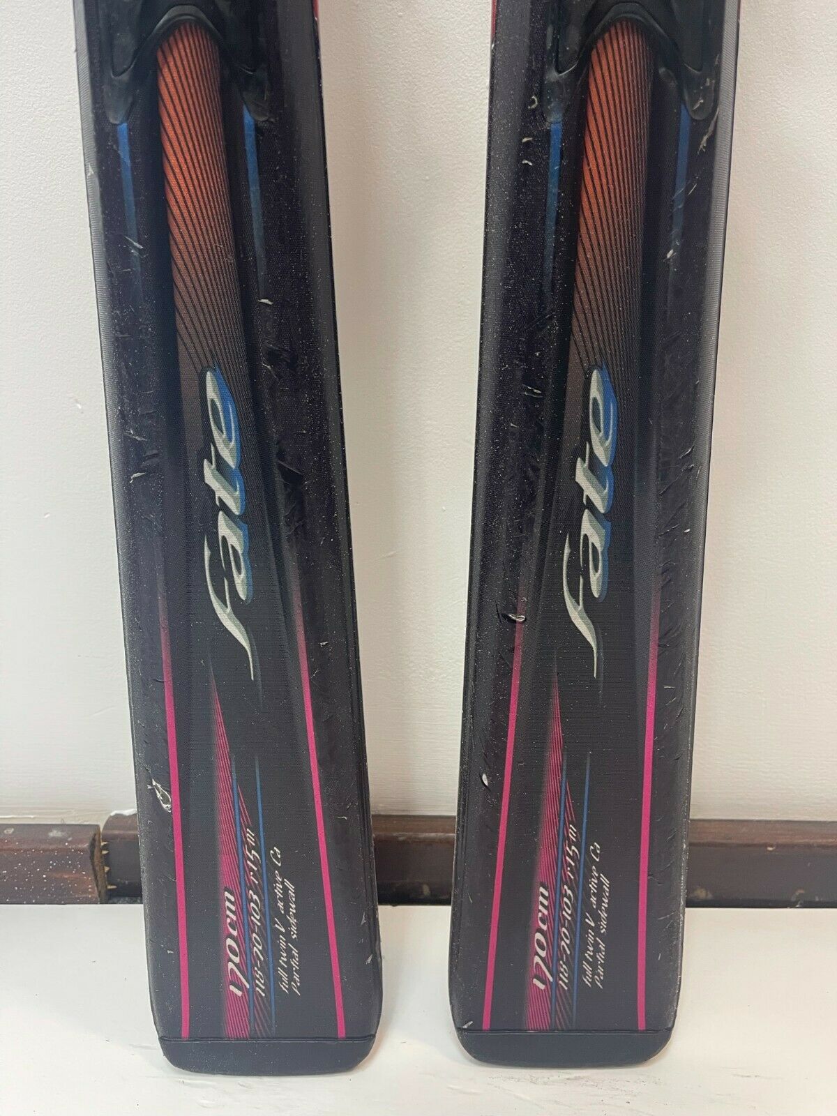Nordica Fate 170 cm Ski + Nordica 12 Bindings Winter Snow Sport Outdoor Fun