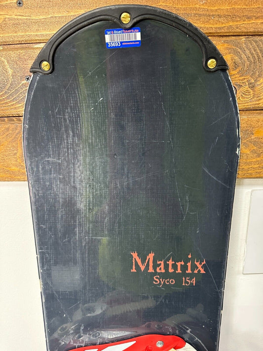 Matrix Syco 154 cm Snowboard + Rossignol M  Bindings Winter Snow Adventure Fun