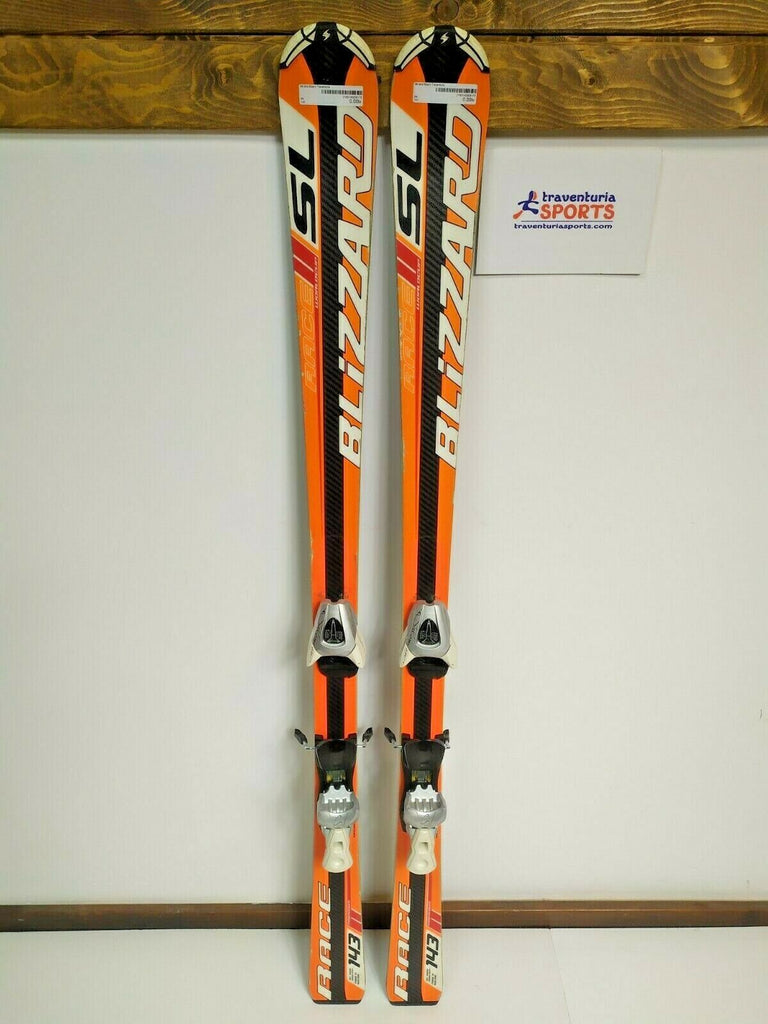 salomon downhill wc skis Blizzard Race SL 143 cm Ski + BRAND NEW Salomon N L9 Bindings BSL Wint – Traventuria Sports