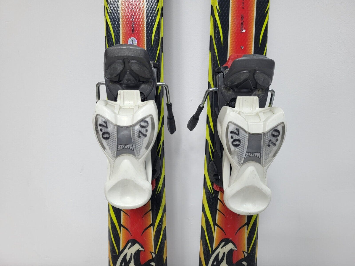 Völkl Racetiger GS JR 130 cm Ski + Marker 7 Bindings Winter Sport Snow Fun