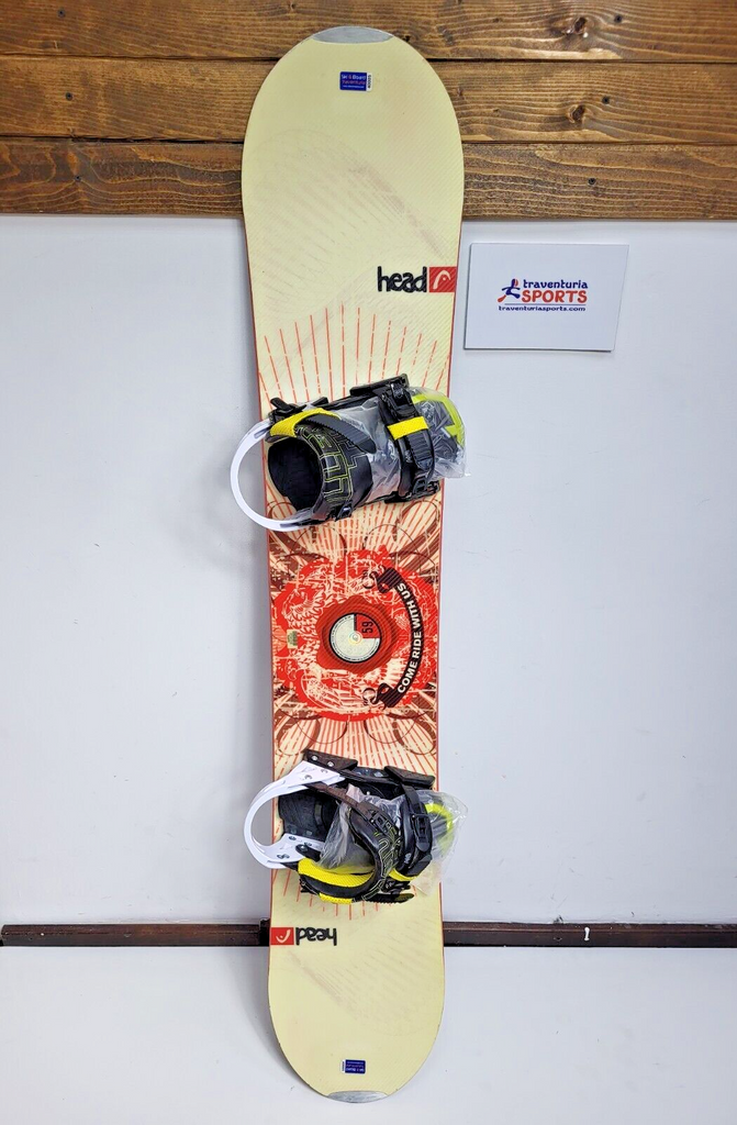 HEAD Rocka 4D 159 cm Snowboard + Brand New Talerun L  Bindings Winter Snow Fun