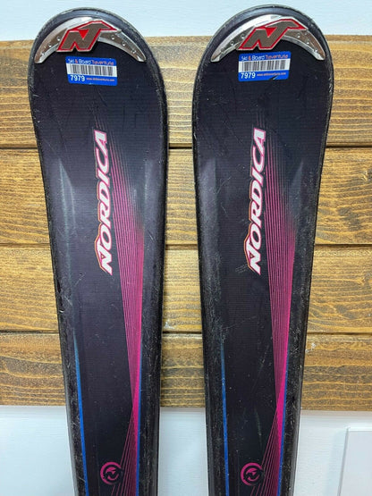 Ski Nordica Fate 170 cm + fixations Nordica 12 Hiver Neige Sport de plein air Plaisir