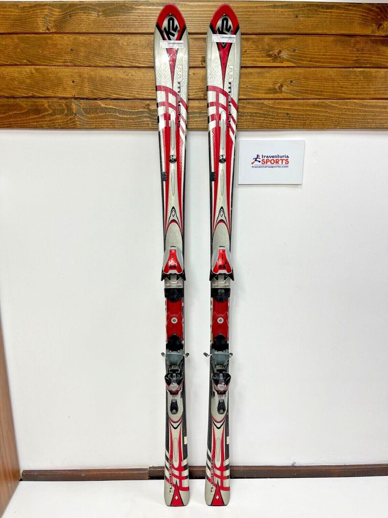 2015 k2 amp strike skis waist width K2 Mach 166 cm Ski + Marker 12 Bindings Sport Winter Adventure Fun Out – Traventuria Sports