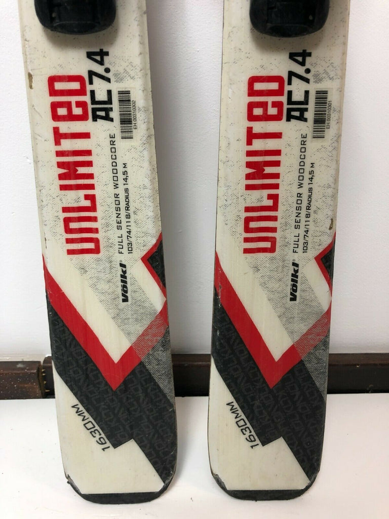Volkl Unlimited AC 7.4 163 cm Ski + Look 7 Bindings Fun Snow