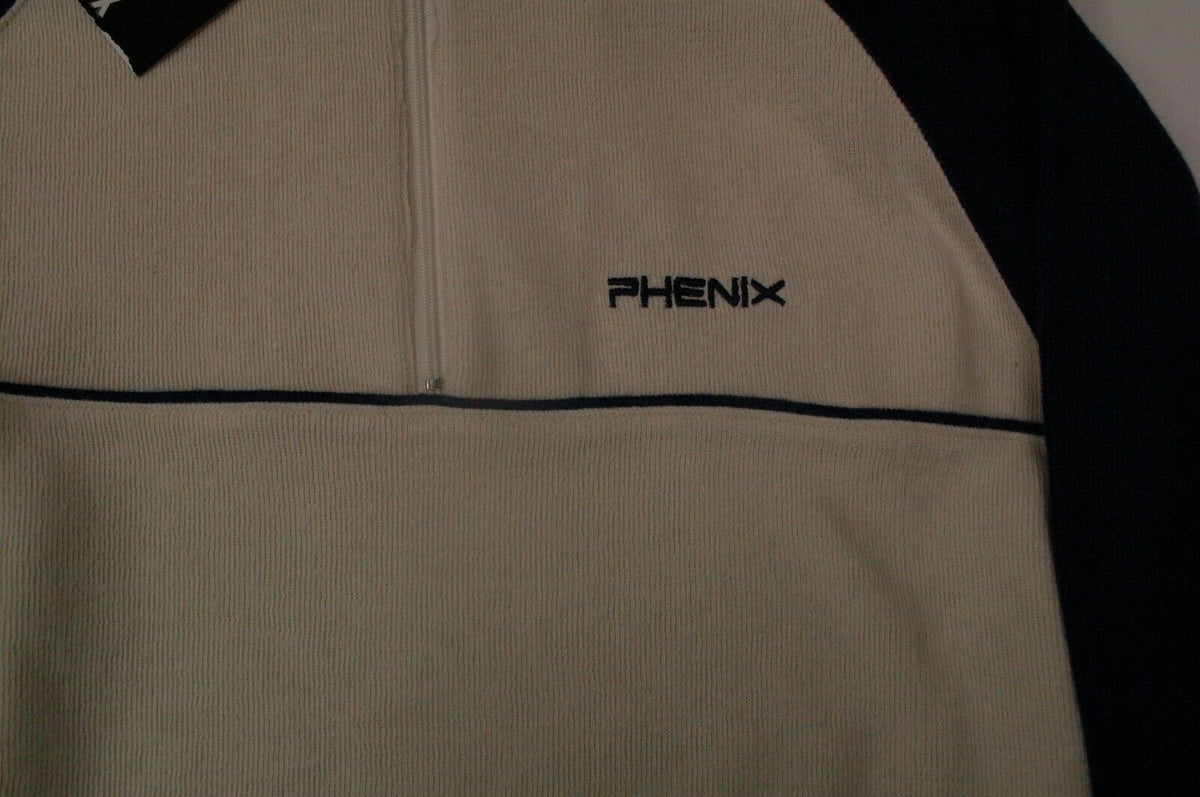 Vphenix 1/2 Zip Caldo Inverno Sci Pratico Comodo Casual Sport Taglia L NUOVO DI ZECCA