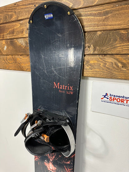 Snowboard Matrix Syco 163W cm + attacchi HEAD Rental L Winter Snow Adventure