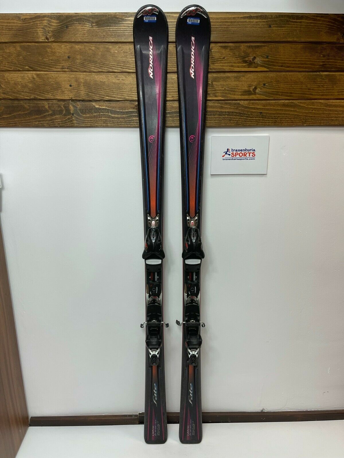 Nordica Fate 170 cm Ski + Nordica 12 Bindings Winter Snow Sport Outdoor Fun